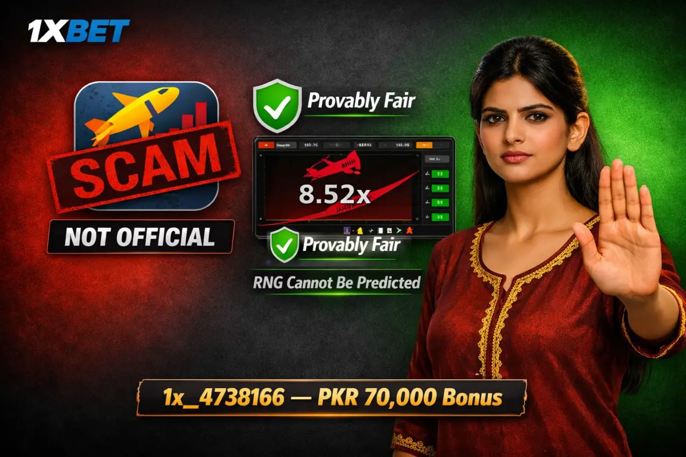 Aviator Predictor 1xBet Pakistan reality check 2026 - why no APK or Telegram bot can predict Provably Fair RNG outcomes