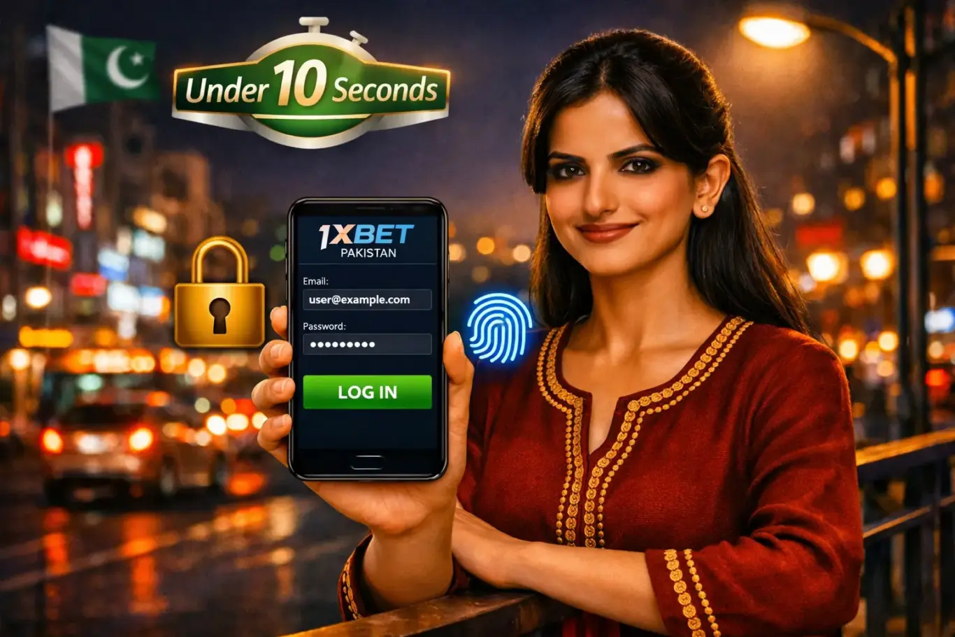 1xBet Pakistan login 2026 - sign in via email, phone, SMS or social media in under 10 seconds on app or desktop